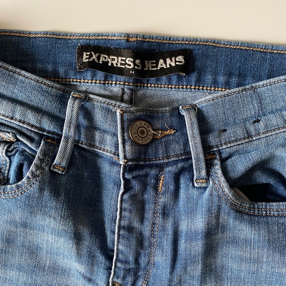 Express Midrise Skinny Jeans - Picture 3 of 5